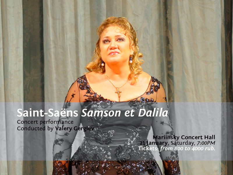 Samson at Dalila at the Mariinsky Concert Hall