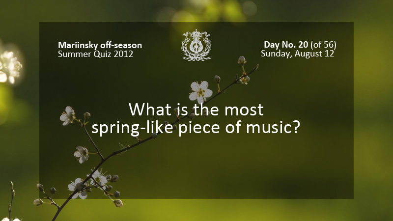 What is the most spring-like piece of music?
