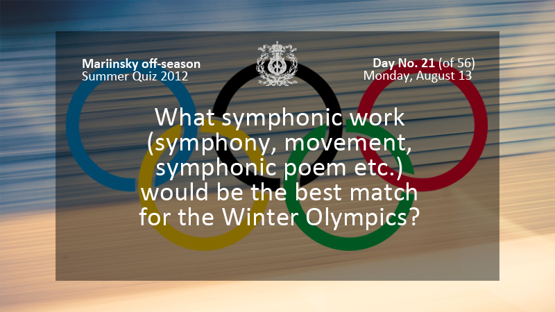 What symphonic work (symphony, movement, symphonic poem etc.) would be the best match for the Winter Olympics?
