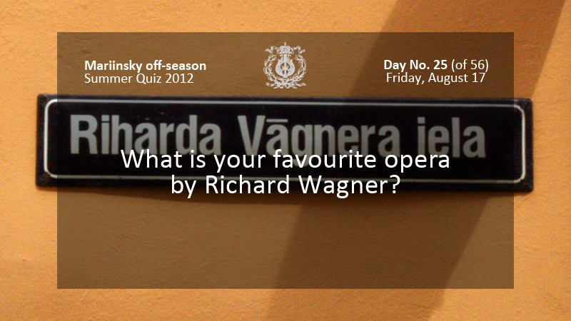 What is your favourite opera by Richard Wagner?