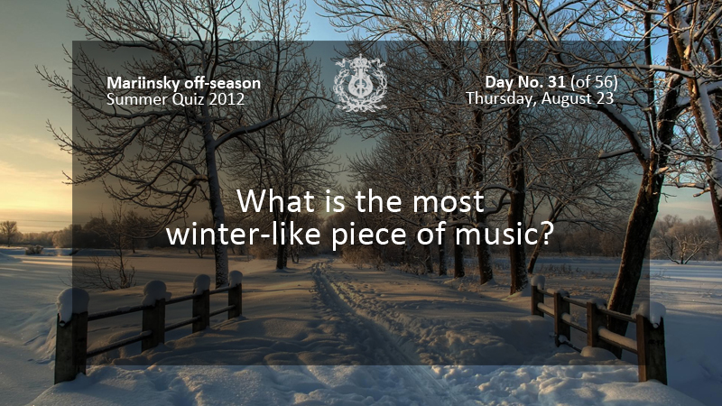 What is the most winter-like piece of music?