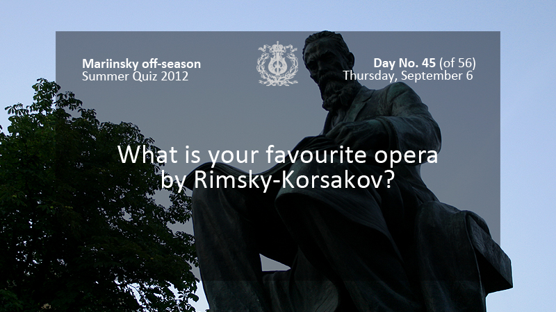 What is your favourite opera by Rimsky-Korsakov?